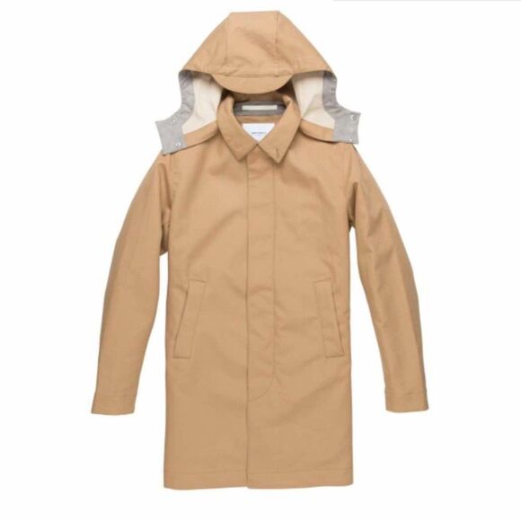 Norse Projects Khaki Tan Thor Rain Jacket Size S Waterproof